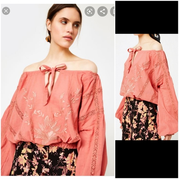 Free People Maria,Maria Athena Embroidered Blouse - Picture 5 of 9